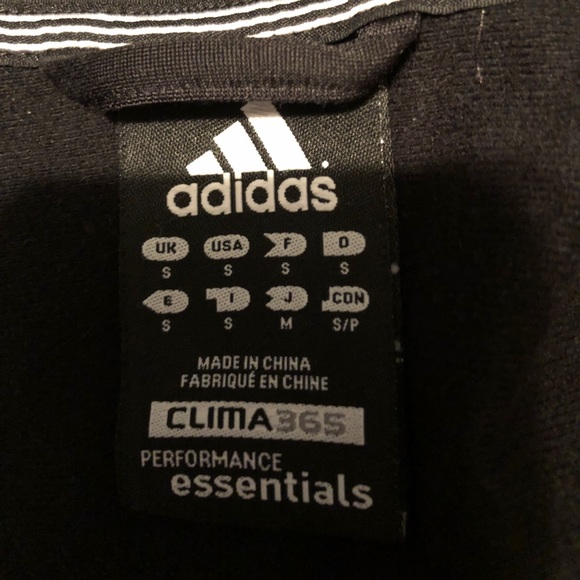 Black full zip Adidas jacket - Picture 3 of 3